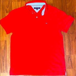 Red Tommy Hilfiger Shirt